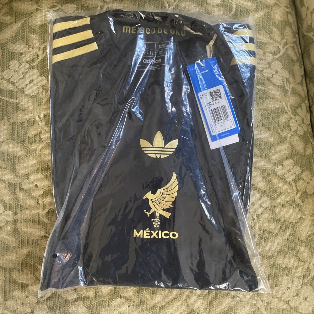 NWT Authentic Adidas Mexico Gold Cup 2025 Long Sleeve Soccer Jersey Large JM2534